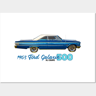 1963 Ford Galaxie 500 XL Coupe Posters and Art